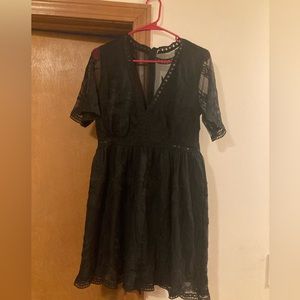 Black Lace Dress size Large